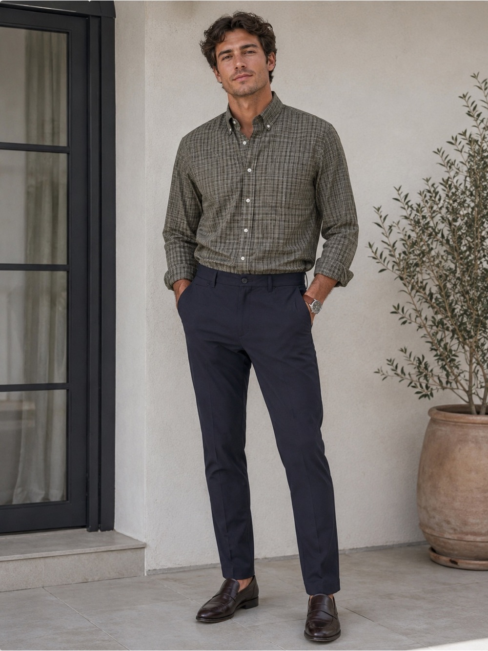 VRST Slim Navy Dress Pants - Size 38x32